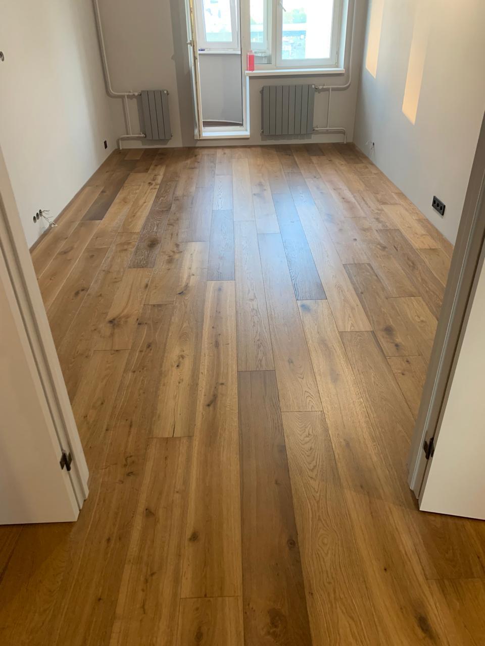 Инженерная доска Дуб Millrun Decor-25 Термо лак 600-2100х190х14/2 мм (3,192 м2/упак)